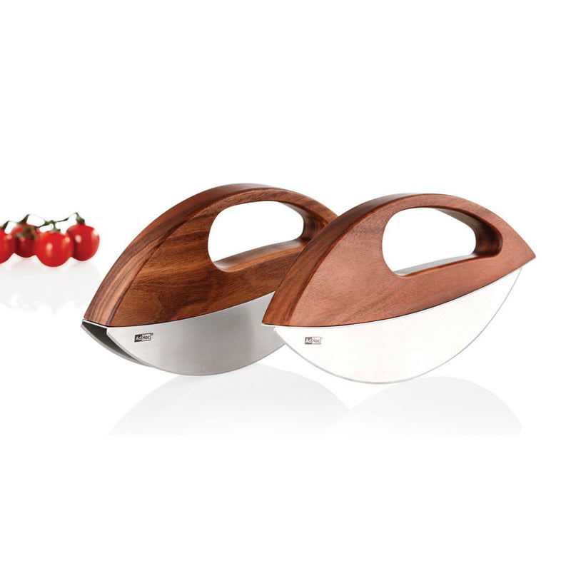 Load image into Gallery viewer, AdHoc Wave Universal chopping knife and pizza cutter set with ergonomic handles for versatile kitchen use
