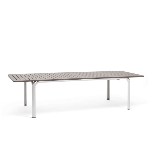 Alloro 210–280 Extensible Outdoor Table - Custom Wood DesignsAlloro 210–280 extendable outdoor table by Nardi featuring a wooden surface and sturdy design, suitable for outdoor dining.Outdoor Table Nardi24575207324215