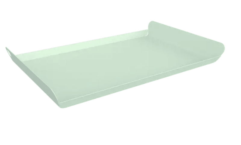 Load image into Gallery viewer, Fermob IceMint ALTO metal tray measuring 36 x 23 cm, outdoor furniture accessory with a sleek, modern design.
