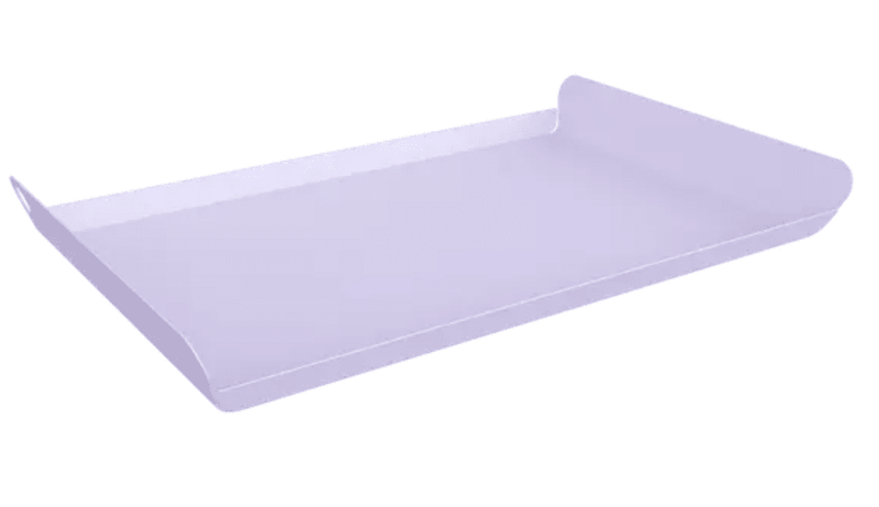 Load image into Gallery viewer, Fermob ALTO metal tray measuring 36x23 cm, with a sleek, modern design, suitable for outdoor furniture accessories.
