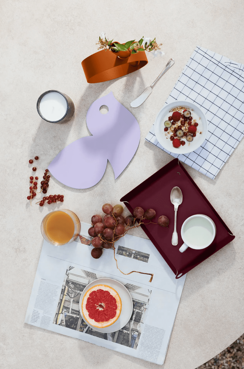 Load image into Gallery viewer, Fermob ALTO metal tray measuring 36x23 cm, outdoor furniture accessory with a sleek, modern design in metallic finish.
