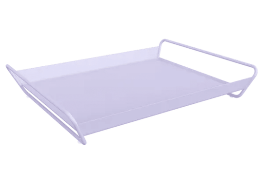 Fermob Metal Alto Tray measuring 53x38.5 cm, outdoor use, with a sleek design and sturdy handles for serving and display.
