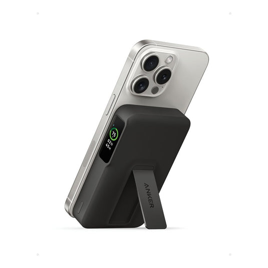 Anker MagGo QI2 magnetic powerbank 10.000 mah - Custom Wood DesignsAnker MagGo QI2 magnetic powerbank with 10,000mAh capacity, designed for phones and tablets, showing the portable charging device.Phone & Tablet accessoriesRBA1654G11Polycarbonate,ABSblack