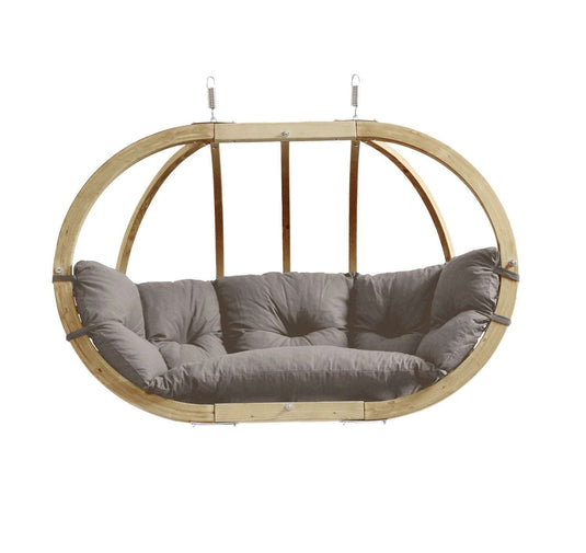 Royal Wood Hanging Chair Amazonas __label: NEW anthracite-royal-wood-hanging-chair-53612458115415