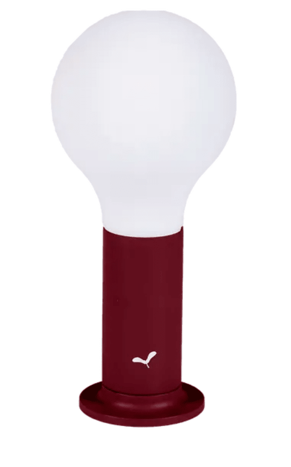 Load image into Gallery viewer, Black Fermob APLÔ Lamp H.24 with magnetic base, outdoor portable lighting for stylish illumination.
