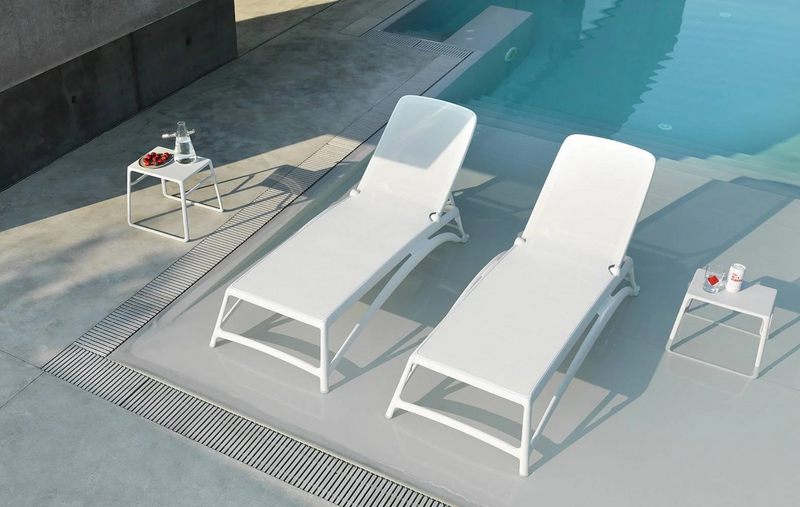 Load image into Gallery viewer, Nardi Atlantico Sun Lounger Stackable Poolside Recliner
