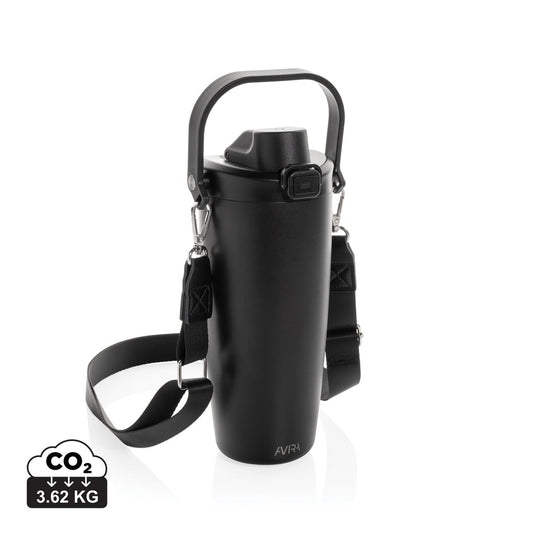 Avira Ayala RCS re-steel duosip lockable crossbody tumbler - Custom Wood DesignsAvira Ayala RCS re-steel duosip lockable crossbody tumbler with stainless steel finish and secure lid for on-the-go drinkware.DrinkwareP438.1101Recycled Stainless steel,Polypropyleneblack