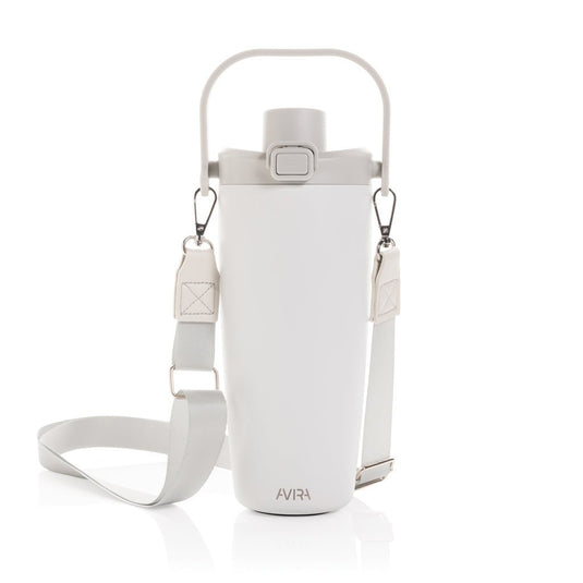 Avira Ayala RCS re-steel duosip lockable crossbody tumbler - Custom Wood DesignsAvira Ayala RCS re-steel duosip lockable crossbody tumbler with stainless steel body and secure lid for drinks.DrinkwareP438.1103Recycled Stainless steel,Polypropylenewhite