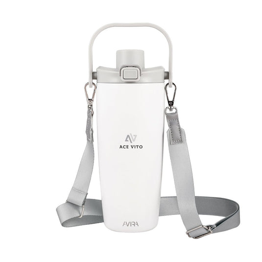 Avira Ayala RCS re-steel duosip lockable crossbody tumbler - Custom Wood DesignsAvira Ayala RCS re-steel duosip lockable crossbody tumbler with stainless steel finish and secure lid for drinks on the go.DrinkwareP438.1103Recycled Stainless steel,Polypropylenewhite