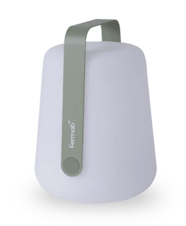 Load image into Gallery viewer, Fermob BALAD² outdoor lamp, 25 cm tall, with spherical design, suitable for garden or patio lighting.
