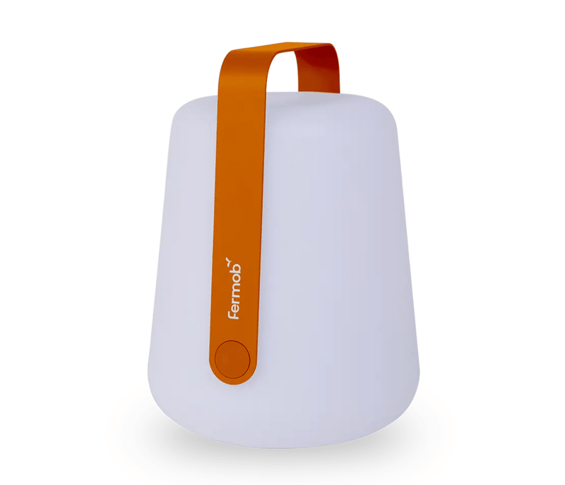 Load image into Gallery viewer, Fermob BALAD² outdoor lamp, 38 cm tall, large spherical design, ideal for outdoor lighting, in a natural setting.
