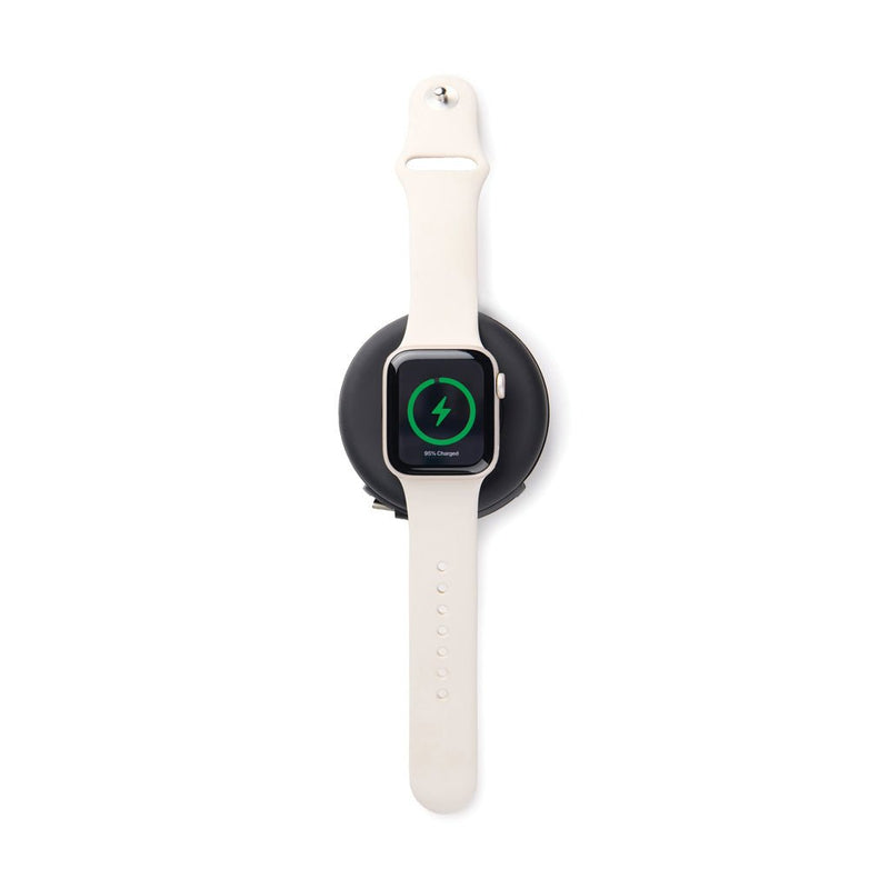 Load image into Gallery viewer, Baltimore RCS 2-in-1 Wireless 15W Travel Charger - Custom Wood DesignsVinga Baltimore RCS 2-in-1 wireless travel charger for phones and tablets with 15W power output, compact design for travel.Phone &amp; Tablet accessoriesV3080119Recycled Polyurethane,Recycled ABSgreige
