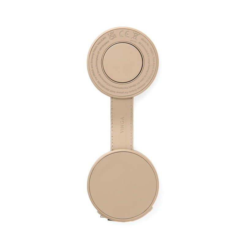 Load image into Gallery viewer, Baltimore RCS 2-in-1 Wireless 15W Travel Charger - Custom Wood DesignsVinga Baltimore RCS 2-in-1 wireless travel charger for phones and tablets with 15W fast charging, compact and portable design.Phone &amp; Tablet accessoriesV3080119Recycled Polyurethane,Recycled ABSgreige
