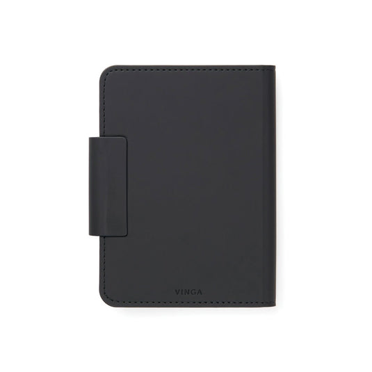 Baltimore RCS Passport Cover With Finder Dual - Custom Wood DesignsVinga Baltimore RCS passport cover with finder for phone and tablet accessories, black leather with RFID blocking feature.Phone & Tablet accessoriesV3010001Recycled Polyurethane,Recycled ABSblack