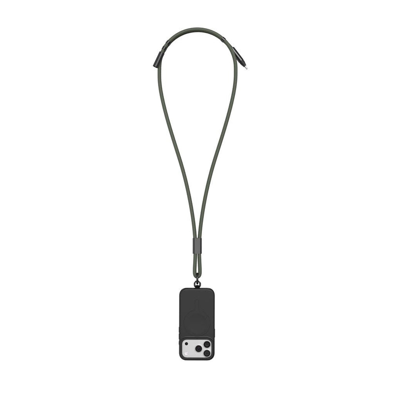 Load image into Gallery viewer, Baltimore RCS Phone cord With Charging Cable - Custom Wood DesignsVinga Baltimore RCS phone cord and charging cable for phones and tablets, black, with USB connector and flexible design.Phone &amp; Tablet accessoriesV3020007Recycled TPE,Recycled Polyurethanegreen
