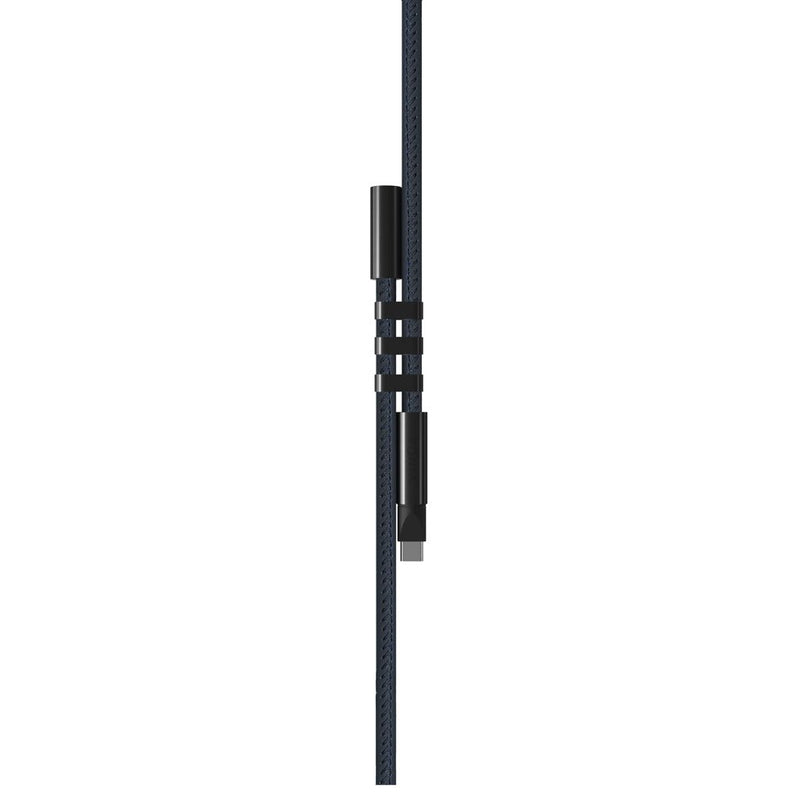 Load image into Gallery viewer, Baltimore RCS Phone cord With Charging Cable - Custom Wood DesignsVinga Baltimore RCS phone and tablet charging cable with USB connector and flexible cord for device charging and data transfer.Phone &amp; Tablet accessoriesV3020025Recycled TPE,Recycled Polyurethanenavy
