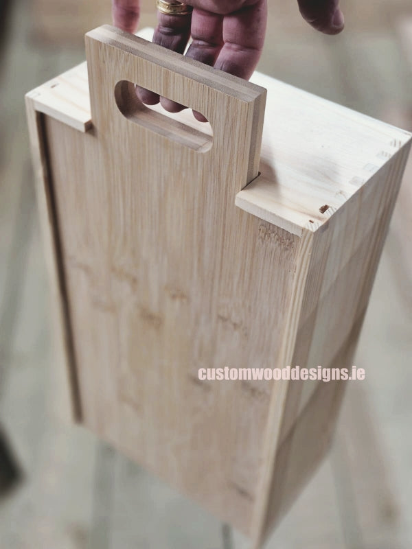 Load image into Gallery viewer, 2 in 1 Wooden Wine gift box and cheese board-Bottle box
