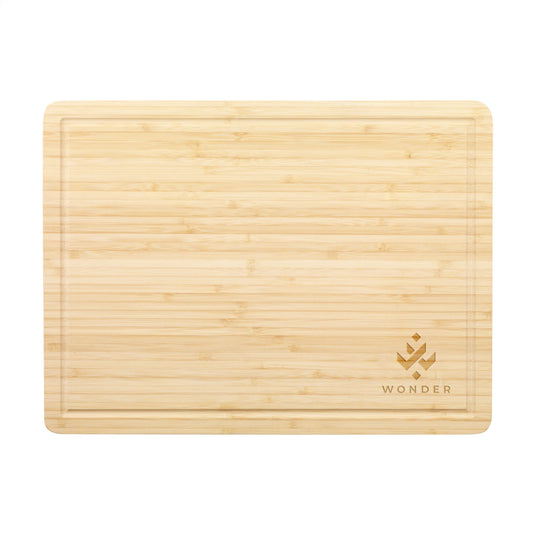 XL Bamboo Chopping Board 40x30cm pack of 25 Custom Wood Designs __label: Multibuy bambooboardlargecustomwooddesigns