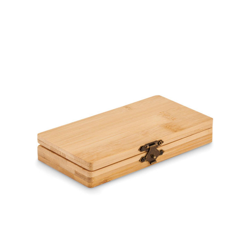 Load image into Gallery viewer, bambo box tool set custom wood designs 
