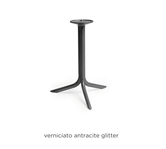 Base Break Table Base - Custom Wood DesignsNardi Antracite Base Break Table Leg for outdoor tables, showing a sturdy, black metal leg with a sleek design.Nardi Base Table Leg24575219703095AntraciteNo Treatment
