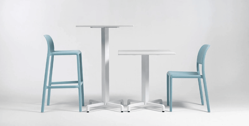 Load image into Gallery viewer, Base Fiore Table Base - Custom Wood DesignsNardi Base Fiore high table leg for outdoor restaurant setting, sturdy metal design for Nardi outdoor tables.Nardi Base Table Leg24575214555991AntraciteNo Treatment
