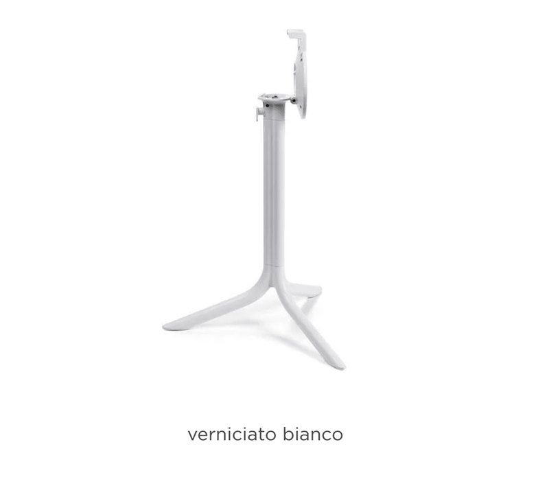 Load image into Gallery viewer, Base Flute Folding Table Base - Custom Wood DesignsNardi Bianco Base Flute folding table leg for restaurants and hotels, ideal for seaside tables, sturdy and stylish.Nardi Base Table Leg24575210544311BiancoNo Treatment
