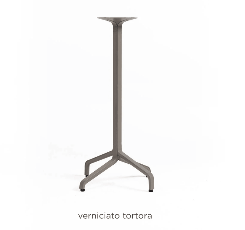 Load image into Gallery viewer, Base Frasca High Fix Table Base - Custom Wood DesignsNardi Base Frasca High Fix table base in tortora color, sturdy metal construction for outdoor or indoor tables.Nardi Base Table24575210797655TortoraWithout Treatment

