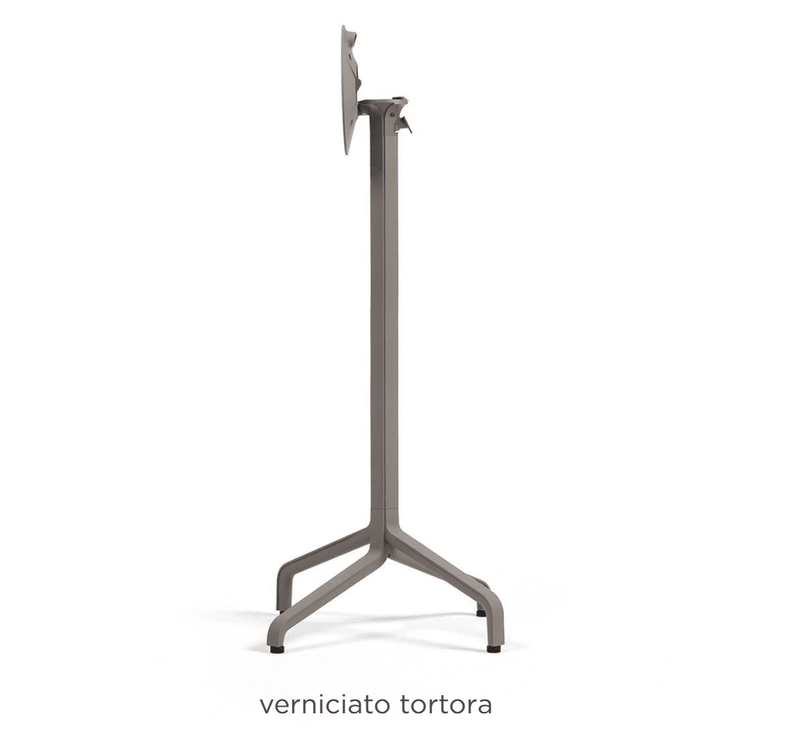 Load image into Gallery viewer, Base Frasca High Folding - Custom Wood DesignsNardi Base Frasca High Folding table base in tortora color with handle, designed for outdoor Nardi furniture.Nardi Base Table24575218326103TortoraWith Treatment
