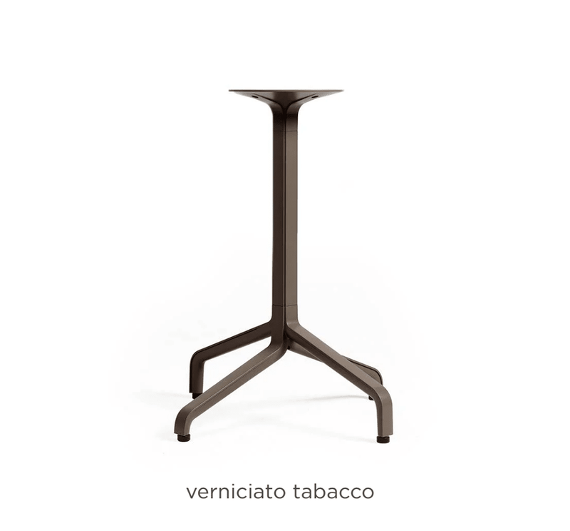 Load image into Gallery viewer, Base Frasca Mini Fix Table Base - Custom Wood DesignsNardi Base Frasca Mini Fix outdoor table base for patio furniture, shown in tobacco color, suitable for Nardi tables.Nardi Base Table24575219738039TabaccoWithout Treatment
