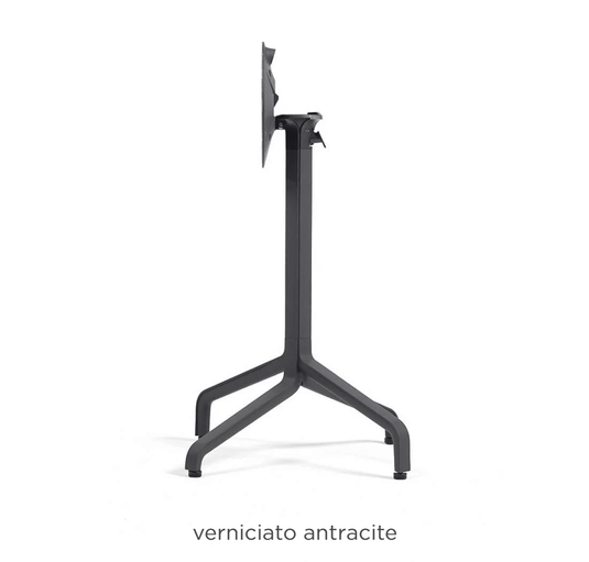 Base Frasca Mini Folding Table Base - Custom Wood DesignsNardi Base Frasca Mini Folding Table Base in antracite, designed for outdoor use, showcasing its compact and sturdy construction.Nardi Base Table24575217971543AntraciteNo Treatment