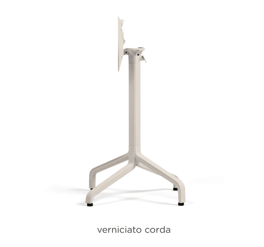 Base Frasca Mini Folding Table Base - Custom Wood DesignsNardi Base Frasca Mini Folding Table base for outdoor Nardi table, shown with corded design and compact foldable structure.Nardi Base Table24575217506007CordaNo Treatment