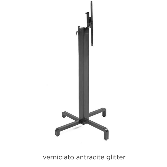 Base Ibisco High - Custom Wood DesignsAntracite glitter Nardi Base Ibisco High table base for outdoor patio or restaurant furniture, with a sleek, modern design.Nardi Base Table24575216134551AntraciteNo Treatment