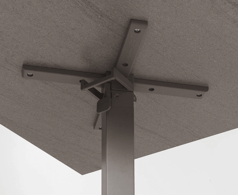Load image into Gallery viewer, Base Ibisco High - Custom Wood DesignsNardi Base Ibisco folding table leg with handle detail, designed for outdoor Nardi Ibiza table, sturdy and portable for outdoor use.Nardi Base Table24575216134551AntraciteNo Treatment
