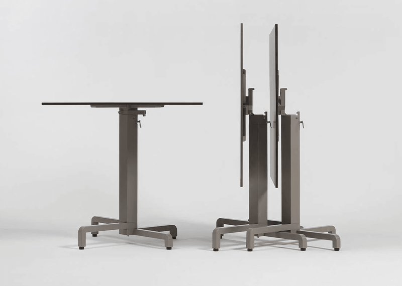 Load image into Gallery viewer, Base Ibisco High - Custom Wood DesignsNardi Base Ibisco folding table leg with handle, outdoor Nardi Base Table for outdoor furniture and setups.Nardi Base Table24575216134551AntraciteNo Treatment
