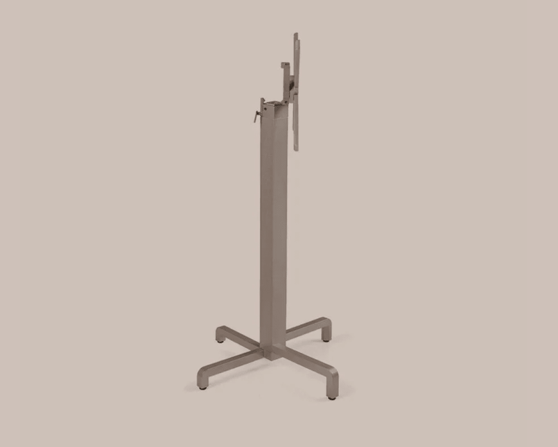 Load image into Gallery viewer, Base Ibisco High - Custom Wood DesignsNardi Base Ibisco High table base for restaurant and patio furniture, shown in a sleek metallic finish.Nardi Base Table24575216134551AntraciteNo Treatment
