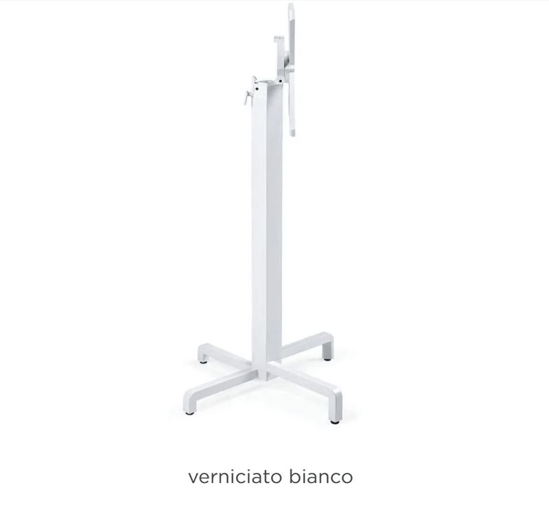Load image into Gallery viewer, Base Ibisco High - Custom Wood DesignsNardi Base Ibisco High table with a white glitter finish, designed for outdoor patio or restaurant use, showcasing a stylish table base.Nardi Base Table24575215901783BiancoNo Treatment
