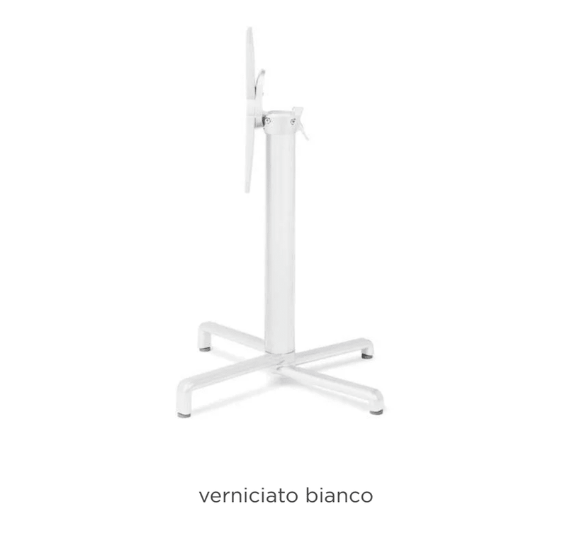 Load image into Gallery viewer, Base Scudo Base Leg - Custom Wood DesignsFoldable Nardi Base Scudo table leg in white, designed for Nardi base tables, suitable for hotel furniture and sturdy support.Nardi Base Table Leg24575213515959BiancoNo Treatment
