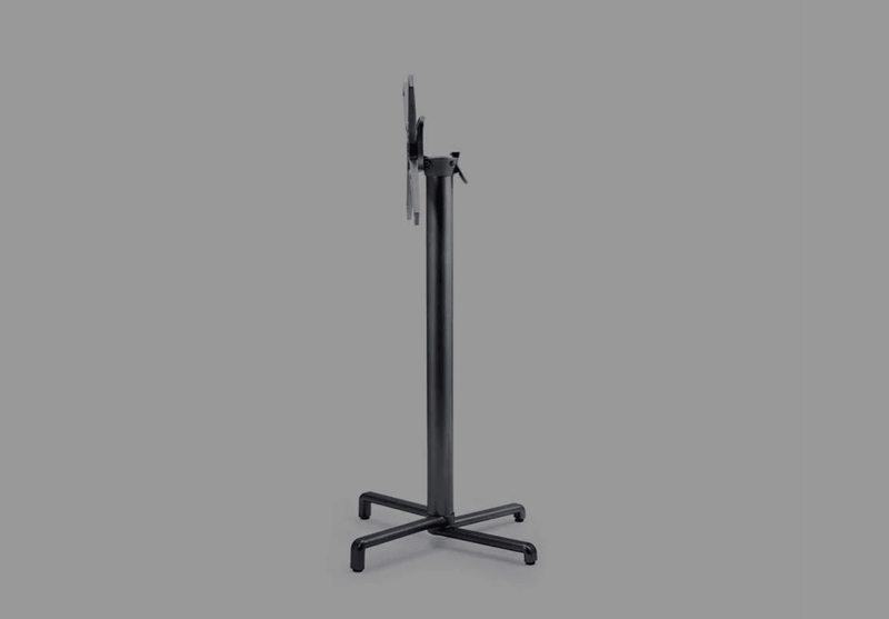 Load image into Gallery viewer, Base Scudo High Folding Table Base - Custom Wood DesignsNardi Base Scudo High Folding Table Leg for hospitality and restaurant tables, made of durable metal with a sleek finish.Nardi Base Table Leg24575213132823AntraciteNo Treatment
