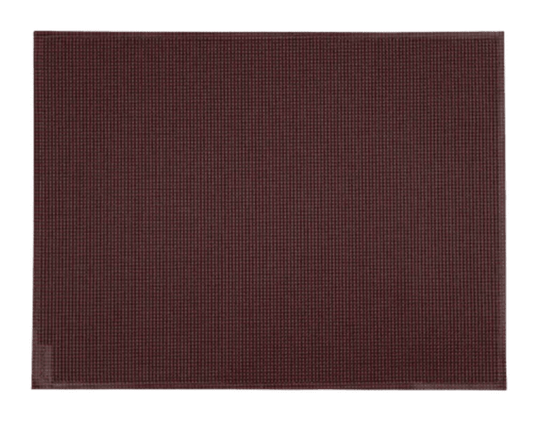 Black cherry Fermob placemat measuring 45x35 cm with a smooth surface, ideal for dining tables.