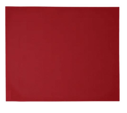 Fermob BASICS placemat in vibrant chili red, measuring 45 x 35 cm, made of durable material for table setting.