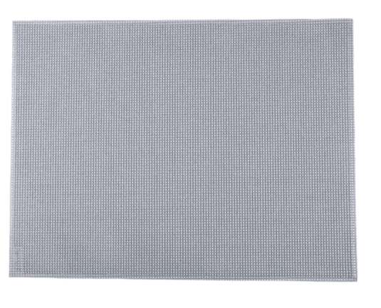 Storm grey Fermob BASICS placemat measuring 45 x 35 cm, made of durable material, perfect for table setting.