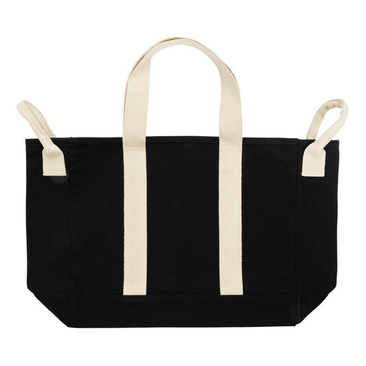 XD Xclusive BEAU AWARE™ beach bag made of 400gsm recycled canvas with side hand handles, ideal for travel and beach outings.