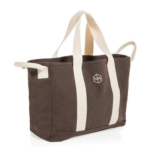 BEAU AWARE™ Beach bag 400gsm recycled canvas, with side hand - Custom Wood DesignsXD Xclusive BEAU AWARE™ beach bag made of 400gsm recycled canvas with side handles, perfect for travel and beach outings.Bags & TravelP763.5509Recycled Canvasbrown