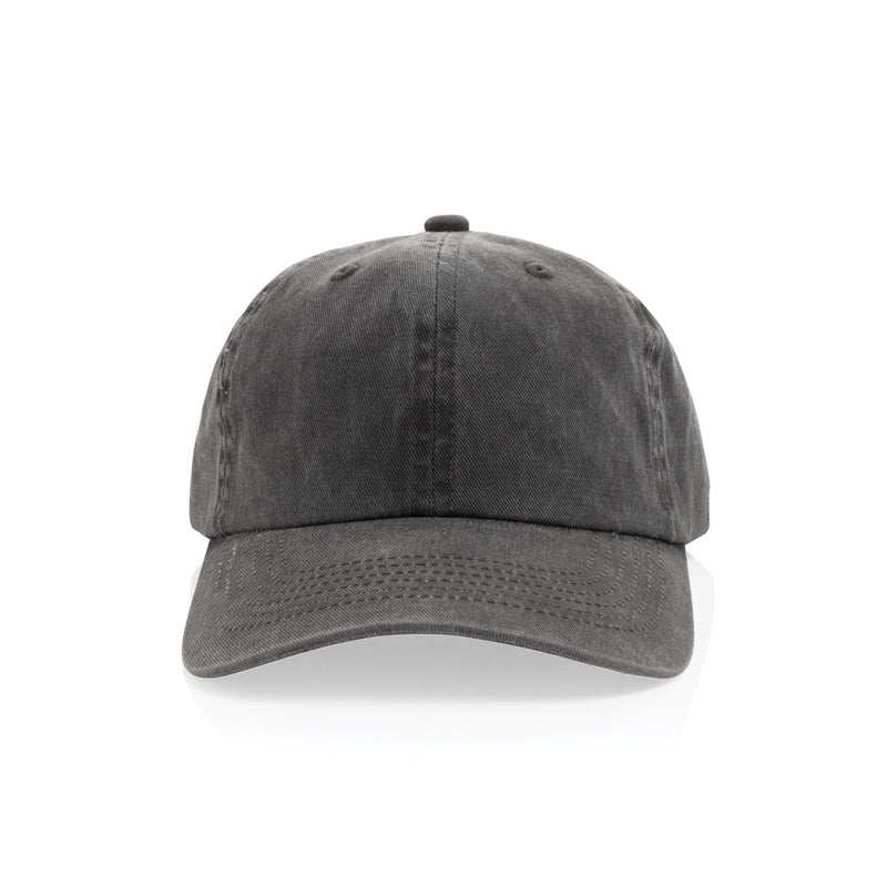 Load image into Gallery viewer, BEAU AWARE™ Washed 6 panel 270gsm cotton twill cap - Custom Wood DesignsBeau Aware™ washed 6-panel cotton twill cap by XD Xclusive, stylish headwear with a classic design and breathable fabric.HeadwearP453.0401Recycled cotton,rPETblack
