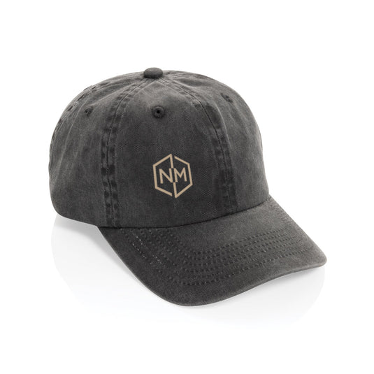 XD Xclusive BEAU AWARE™ washed 6-panel cotton twill cap, headwear with six-panel design and 270gsm cotton material.