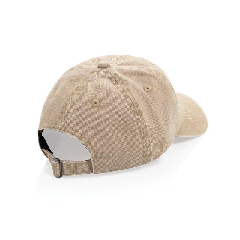 Load image into Gallery viewer, BEAU AWARE™ Washed 6 panel 270gsm cotton twill cap - Custom Wood DesignsXD Xclusive BEAU AWARE™ washed 6-panel cotton twill cap, headwear with a classic design and six-panel construction.HeadwearP453.0419Recycled cotton,rPETbeige
