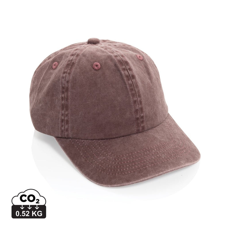 Load image into Gallery viewer, BEAU AWARE™ Washed 6 panel 270gsm cotton twill cap - Custom Wood DesignsXD Xclusive BEAU AWARE™ washed 6-panel cotton twill cap, stylish headwear with a classic design and adjustable fit.HeadwearP453.0424Recycled cotton,rPETred
