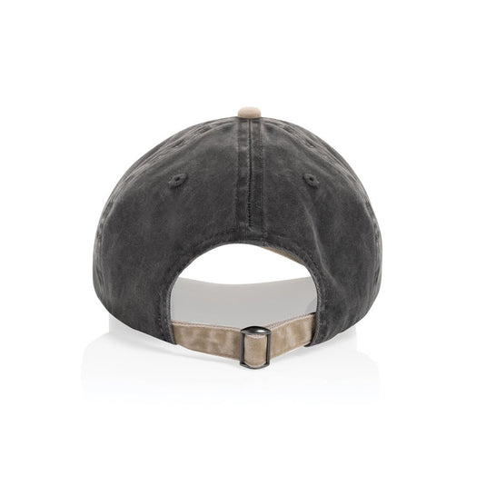 BEAU AWARE™ Washed 6 panel 270gsm cotton twill two tone cap - Custom Wood DesignsXD Xclusive BEAU AWARE™ washed 6-panel cotton twill two-tone cap, headwear with adjustable strap and stylish two-tone design.HeadwearP453.1401Recycled cotton,rPETblack