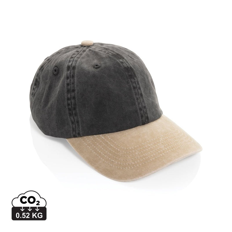 Load image into Gallery viewer, Beau Aware™ washed 6-panel two-tone cotton twill cap by XD Xclusive, showcasing its stylish design and durable fabric.
