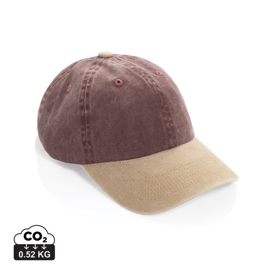 BEAU AWARE™ Washed 6 panel 270gsm cotton twill two tone cap - Custom Wood DesignsXD Xclusive BEAU AWARE™ Washed 6-panel cotton twill two-tone cap, headwear with adjustable strap and stylish design.HeadwearP453.1424Recycled cotton,rPETred